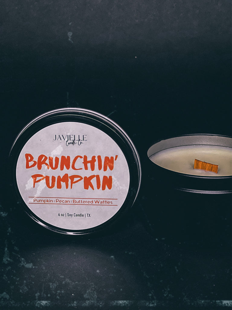 Brunchin Pumpkin Soy Candle Tin