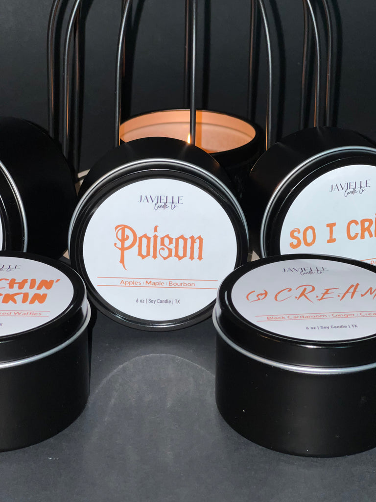 Poison Soy Candle Tin