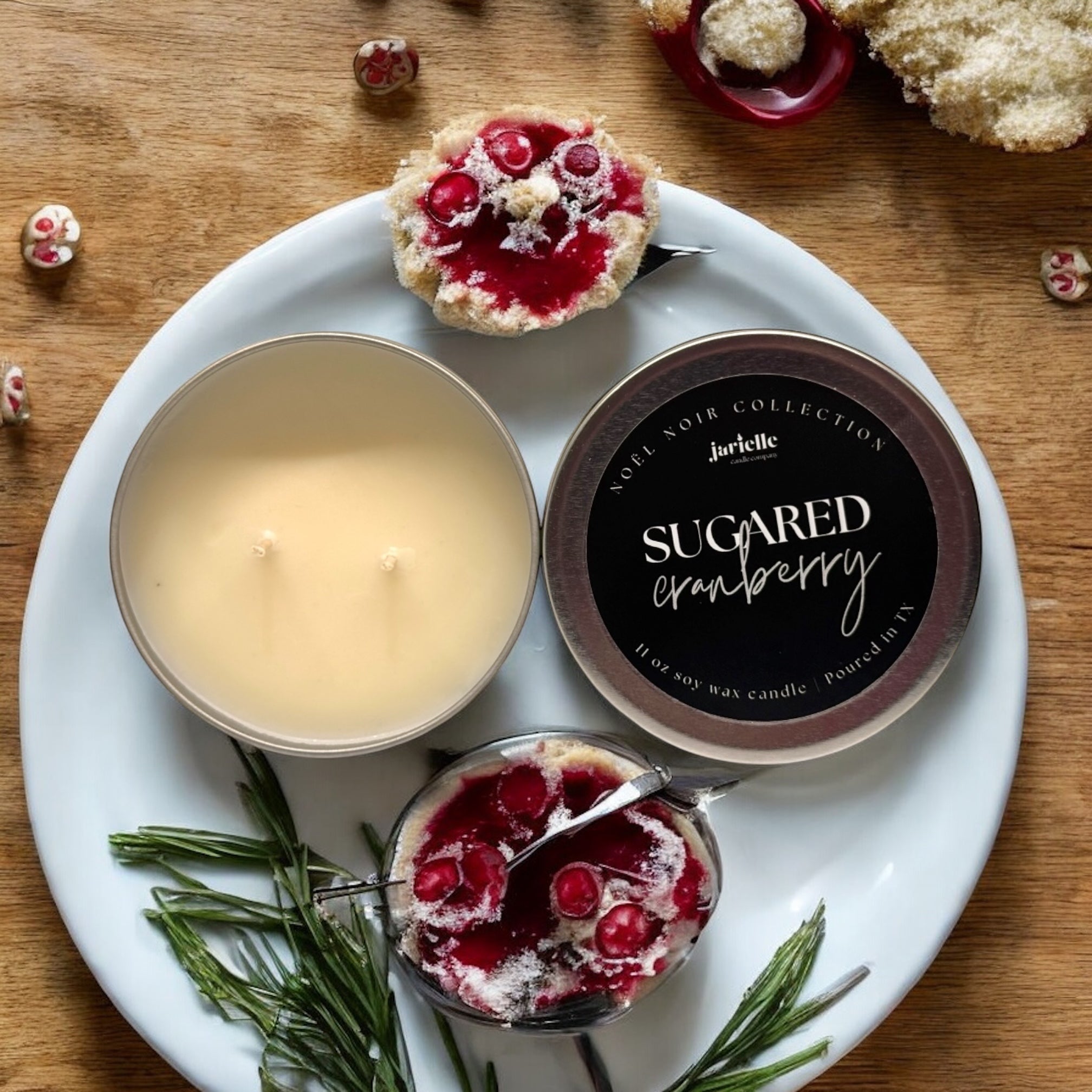 Sugared Cranberry Holiday Candle