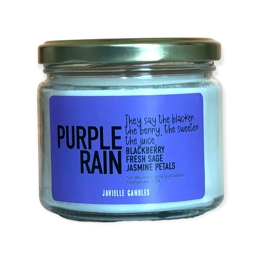 Purple Rain Soy Candle