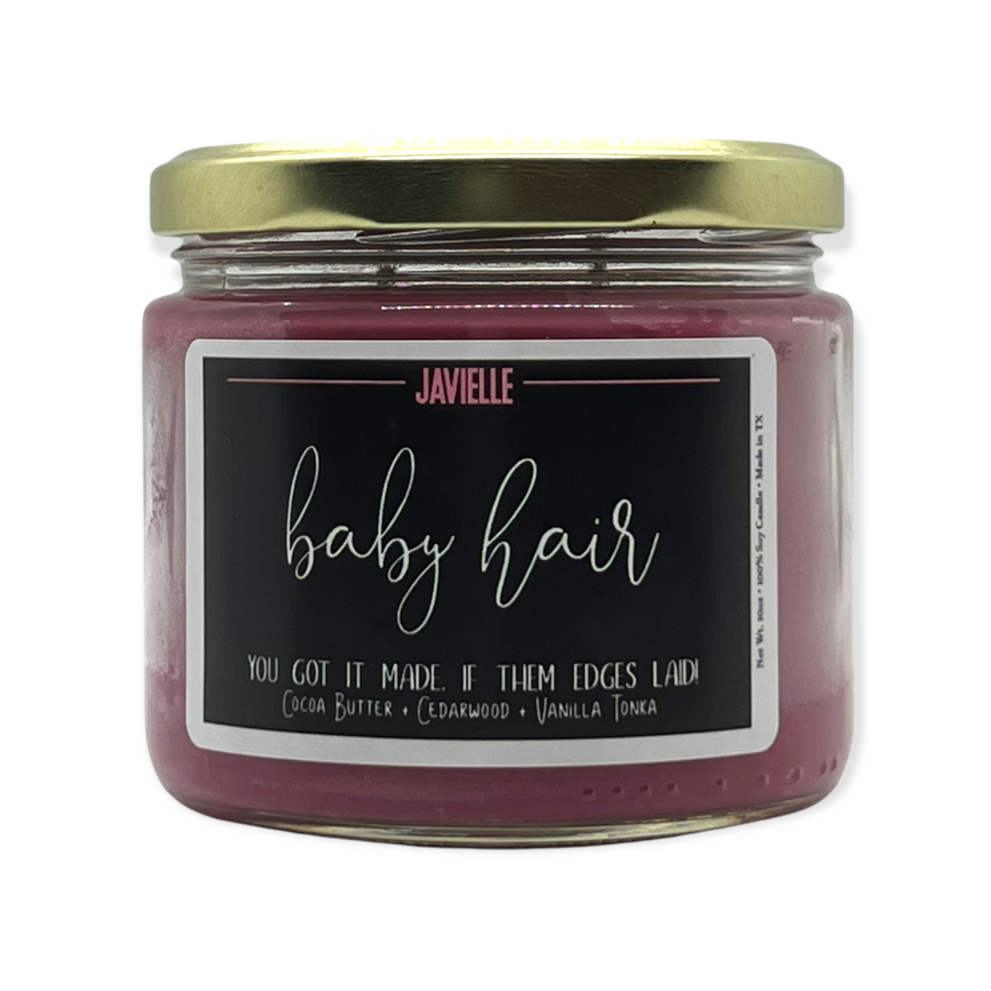 Baby Hair Soy Candle