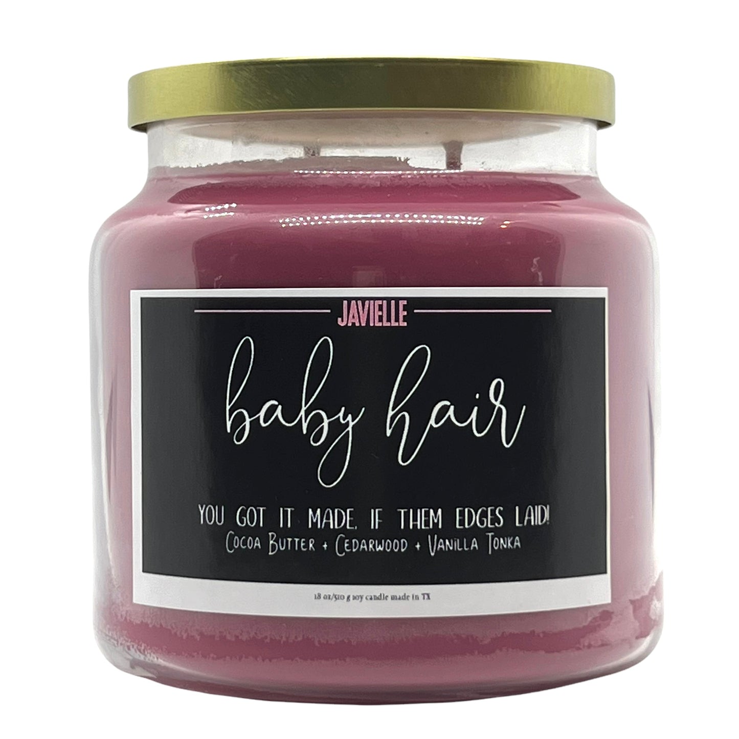 Baby Hair Soy Candle