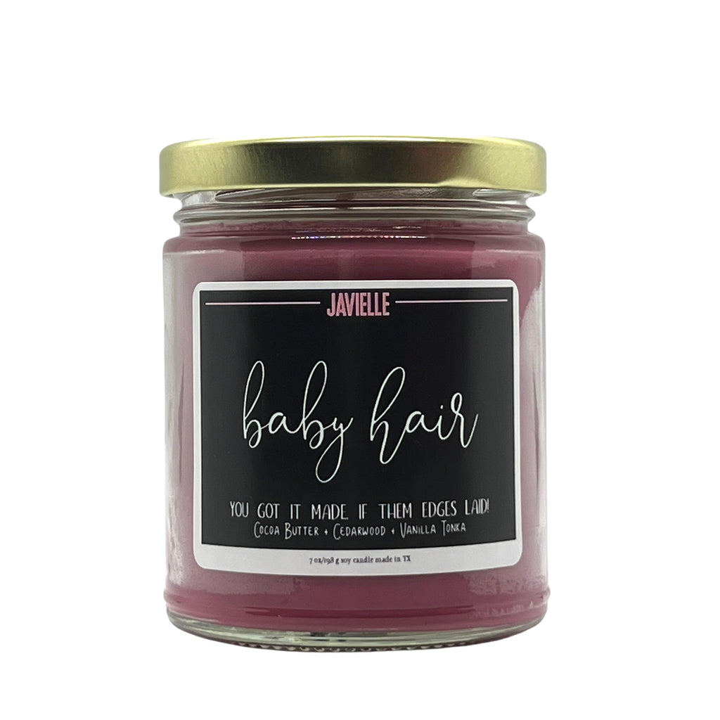 Baby Hair Soy Candle